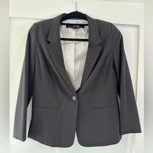 Classic Black 3/4 Sleeve Women's Blazer